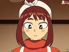 MILF with big ass anime-style