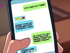 I wanted my stepbro to cum inside me - cartoon