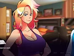 Beautiful boobs and great gameplay in Woodchester