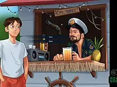 Helping out at school babes in SummertimeSaga episode 66