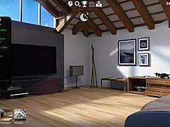 Hot milf in 3D animation