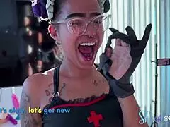 California nurse gives kinky ebony girls an orgy treatment