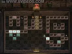 Nadia’s treasure hunt in the animated porn game