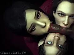 ada wong takes on a steamy mission in this compilation