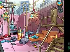 Space rescue episode 12: European MILF gets monster cock