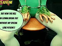 Naughty Adeline's wild ride with Poison Ivy and Gordon