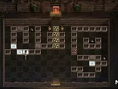 Nadia’s treasure hunt in the animated porn game