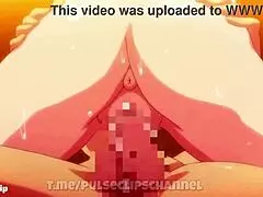 Hot milf in animated hentai video from HMV