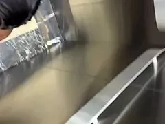 Amateur cock sucking in elevator