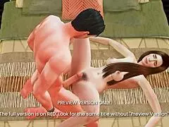 3D animated video of a college boy and a MILF