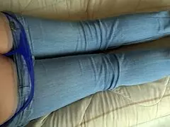Cum and milk-stained thong fetish