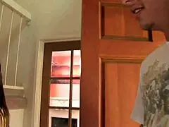 Stud with big cock penetrates milfs