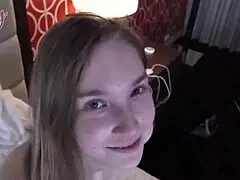Pretty slut gets creampied by babysitter in hot anal action