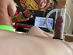 Ever tried femdom milking with a muscular cougar controlling your orgasm?