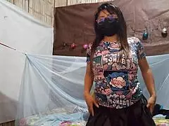 First time Latina beauty rides big cock like a whore
