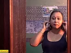 Big black cock penetrates the fat milf bhabhi in doggystyle position