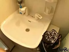 Japanese milf gets gang banged