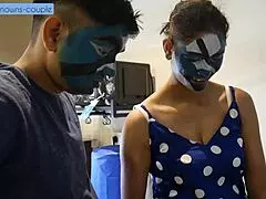 Big tits Indian babe fulfills her sexual desires
