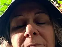 Public humiliation and exhibition in the city with a slut