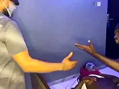 Big tits bouncing while riding big black cock