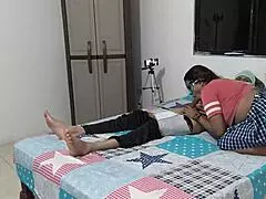 Dirty Valentine's Day with stepbrother and his monster cock