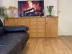 Mature beauty gets rough handjob