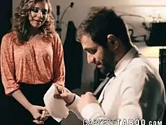 Taboo babe enjoys hardcore sex with her boss regularly