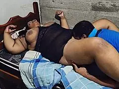MILF Meia irmã gets hard cock in her ass