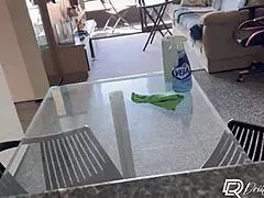 Big tits homemade brunette gets fucked in public