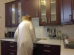 Beautiful MILF gets a good doggy style fuck