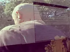 Horny housewife gets her tits fucked by a stranger