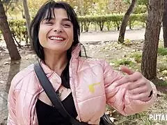 Hot! Tattooed Spanish Nadja Swallows Cum in Wild Scene!