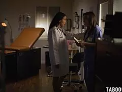 Milf Doctor and Nurse Engage in Steamy Lesbian Sex After Hospital Malpractice