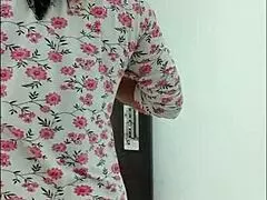 Beautiful MILF showing off her big ass and nipples