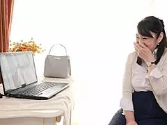 Kyoko Harada in a hot milf threesome scene