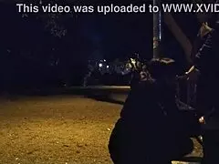 Wife on a Leash Sucks Cock in Kinky Homemade Action