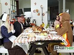 A family Thanksgiving with some special adult fun