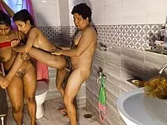 Stepmom and friend surprise me with anal sex