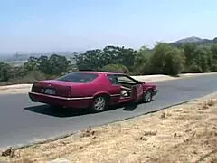 Wild hitchhiker adventures turn into hardcore double fun