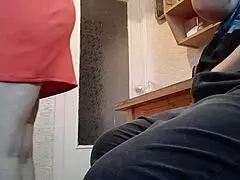 I masturbate with my clothes on so my stepmom doesn't find out