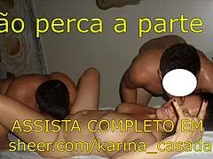 Casada BITCH wife invites young dicks for 3some!