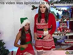 Gorgeous MILF Goddess Freya tests her new strapon