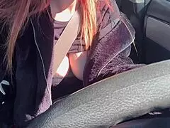 I’m Riding with Hot Milf Artemisia Love Flashing Juicy Boobs
