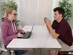 Soccermom offers her son a well-deserved break