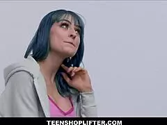 Police officer releases petite thief for blowjob and sex