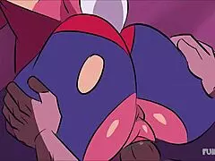 Big tits sex with the hottest MILF Chichi from DBZ