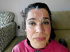 wife's head locked to a machine for the ultimate bj experience
