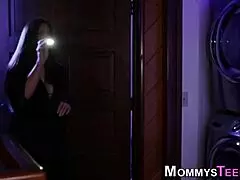 Busty stepmom participates in a tit-for-tat with her stepson’s girl