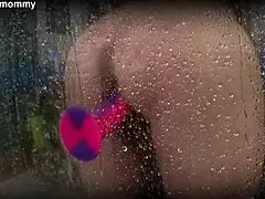 Dorm room spy cam: Chubby roommate's shower adventure