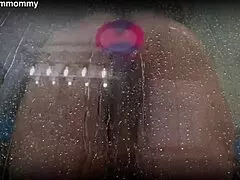 Dorm room spy cam: Chubby roommate's shower adventure